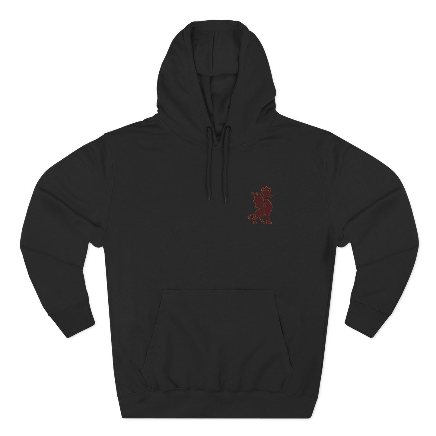 Embroidered Chest Giragon Hoodie