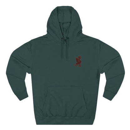 Embroidered Chest Giragon Hoodie