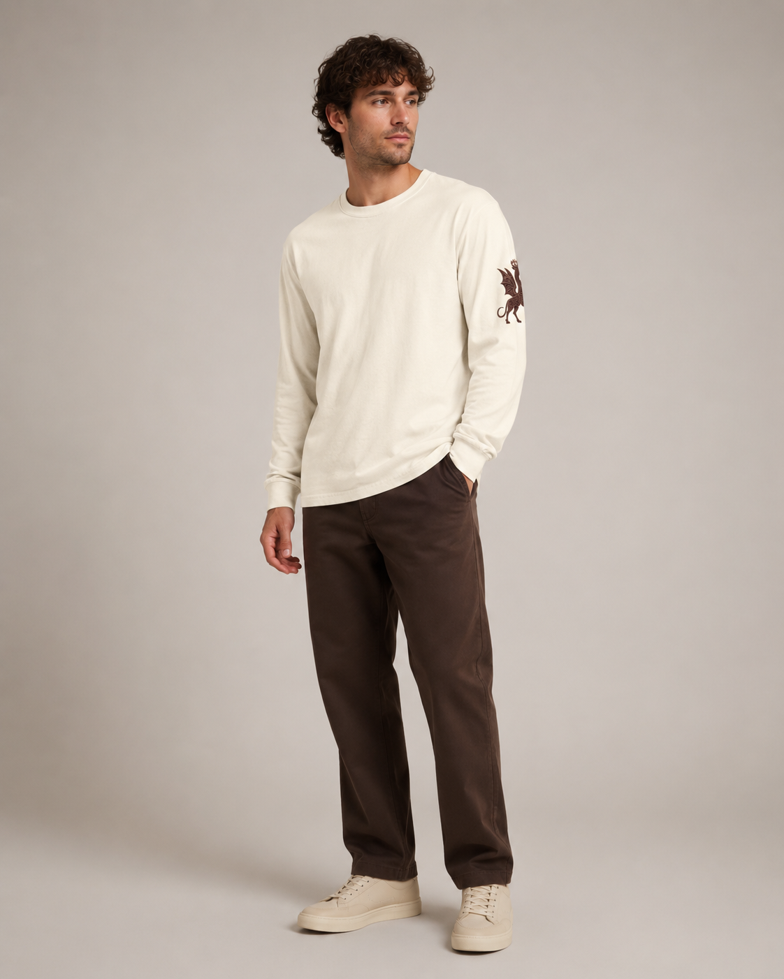 KingShadP Giragon Logo Long Sleeve T-Shirt