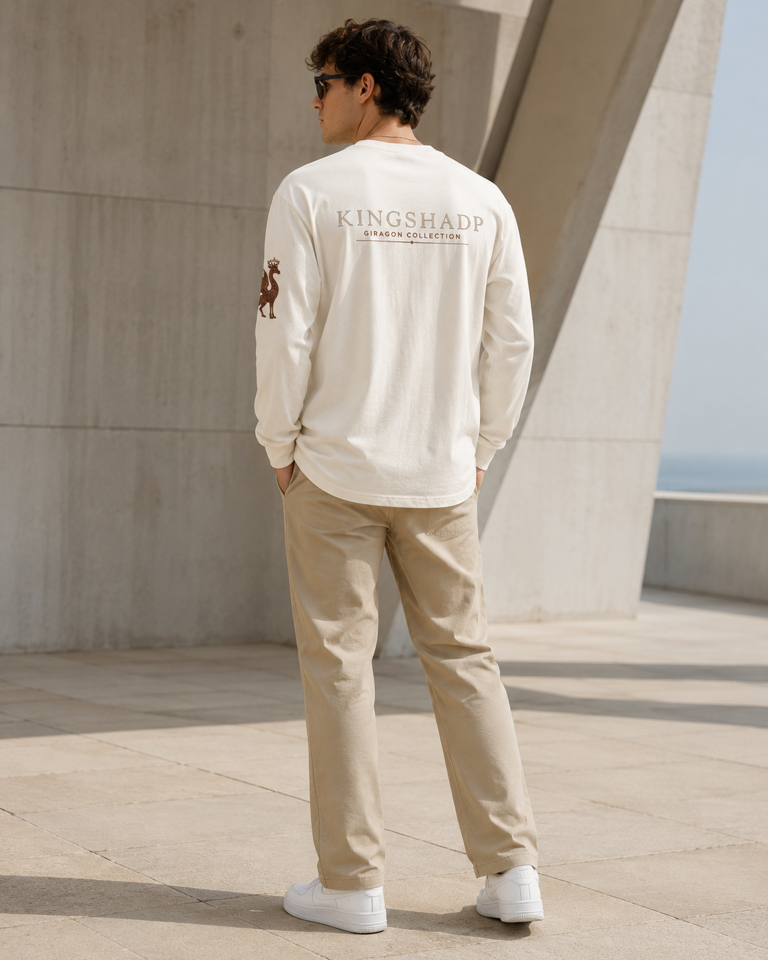 KingShadP Giragon Logo Long Sleeve T-Shirt